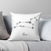 Leo Zodiac Wildflower Constellation Square Pillowcase Polyester Linen Velvet Pattern Zip Pillow Case Home Cushion Case - BE RARE