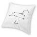 Leo Zodiac Wildflower Constellation Square Pillowcase Polyester Linen Velvet Pattern Zip Pillow Case Home Cushion Case - BE RARE