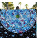 Black Zodiac Horoscope Celestial Tapestry Indian Astrology Hippie Wall Hanging 150x200cm - BE RARE