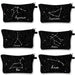 Twelve Constellations Zodiac Sign Cosmetic Bag Women Beauty Makeup Bags Ladies Zipper Pouch Lipstick Bag Girls Cosmetic Case - BE RARE