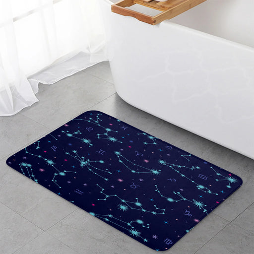 Constellation Astronomy Zodiac Twelve Stars Kitchen Doormat Bedroom Bath Floor Carpet House Hold Door Mat Area Rugs Home Decor - BE RARE